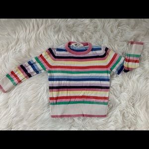 Girls H&M Rainbow Striped Sweater